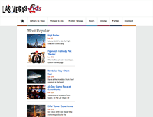 Tablet Screenshot of lasvegaskids.net